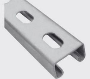 Unicanal Galvanizado de Acero Perforado Calibre 14 4x4